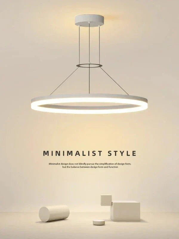AuraGlow Modern Slim Pendant Lamp for Refined Interiors